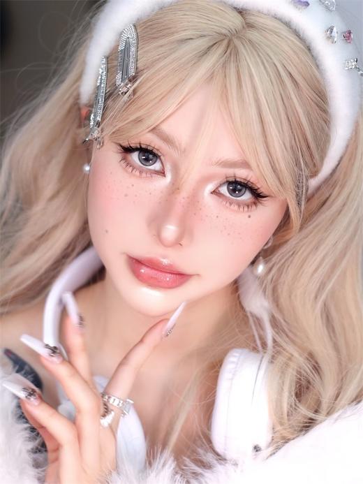 Yukicon旗下 ·晶沙灰｜日抛｜14.2mm白狮参考着色待测 商品图4