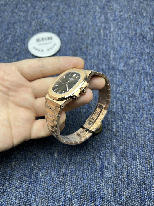 PP百达翡丽鹦鹉螺系列 v4升级版 超薄男士机械腕表5711 全玫金鹦鹉螺 商品图3