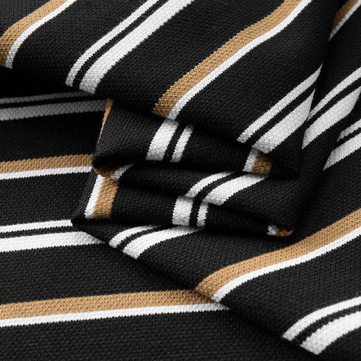 【DDP】大依优型大码短袖POLO衫时尚翻领半袖体恤男装加肥加大码夏装肥佬休闲条纹棉质 商品图4