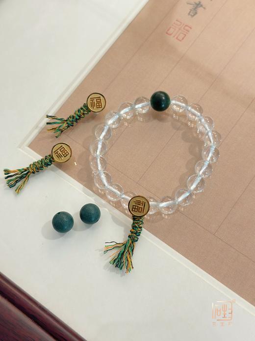 吾行·白阿塞水晶合香珠福气手链 商品图7