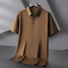 【棉质】【DDP】大依优型大码短袖衬衫肥佬商务休闲棉质半袖衬衣夏季新款男士加肥大码宽松 商品缩略图2