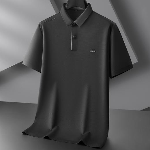 【冰丝】【DPF】大依优型大码短袖POLO衫冰丝凉感弹力半袖体恤男士大码夏装胖子运动休闲上衣T恤 商品图1