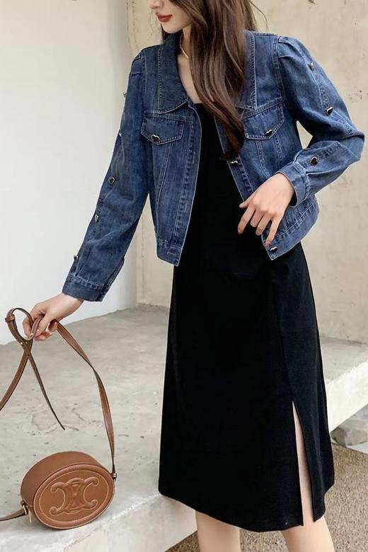 L.Fleuri 吊带裙牛仔外套两件套 17773 商品图2