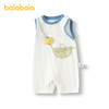 巴拉巴拉宝宝连体衣新生儿外出哈衣爬服2025新款夏装全棉舒适可爱 商品缩略图4