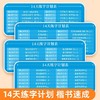 点阵控笔训练字帖成人成年专用高中生楷书入门笔画笔顺偏旁部首字帖趣味临摹硬笔书法练字本全套装描红本 商品缩略图1