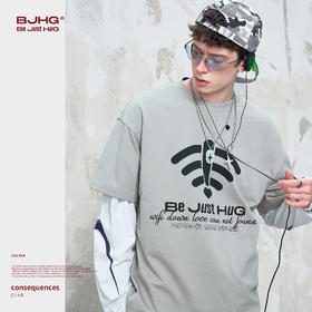 BJHG不计后果凉感短袖t恤男款夏季2025新款吸湿抑菌速干短款半袖