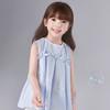 笛莎Deesha 童装女童套装2025夏新款女童优雅立体蝴蝶结装饰阔腿裤套装 商品缩略图1