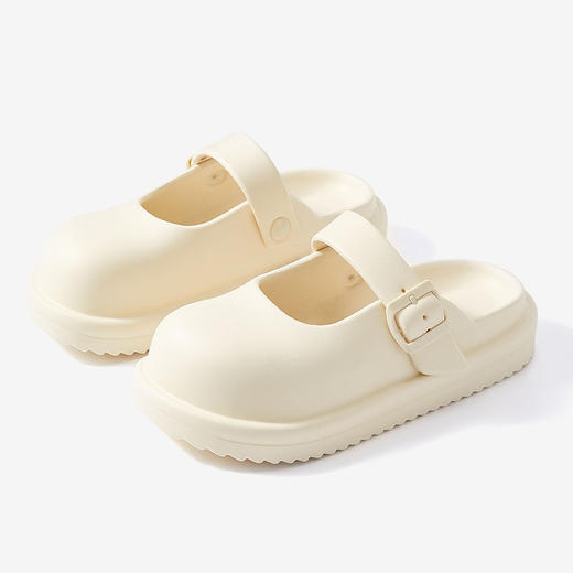 【特价39元】春夏新品时尚简约百搭博肯凉拖鞋居家外穿女款纯色包头【WG25239】 商品图5