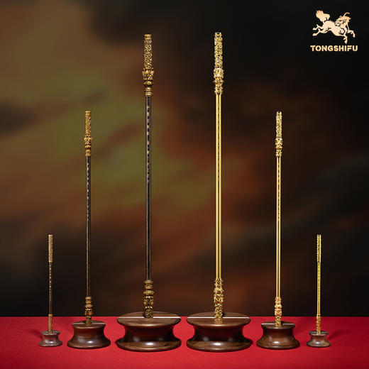 铜师傅《悟空之金箍棒》齐天大圣如意金箍棒铜摆件工艺品不含底座 商品图0