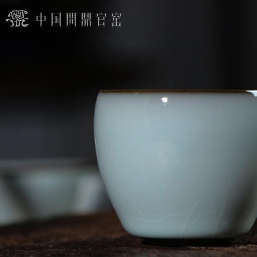 问鼎官窑北官月白青枫杯（缺货） 商品图2