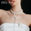 ZEGL设计师绸缎光遇系列蝴蝶结颈链女贵气感千金长项链子装饰小众 商品缩略图4