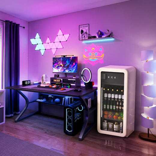 HCK哈士奇168L家用冰吧冷藏冷冻两用小冰箱_SC-168RD-S 商品图1