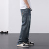 圣得西长裤男款2025年新款休闲阔腿宽松直筒青年美式街头牛仔裤男2552915163 商品缩略图3