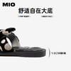 MIO米奥外穿凉拖鞋女法式方头蝴蝶结波点平底一字拖M253131938 商品缩略图4