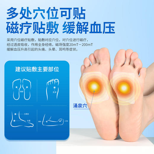 安泰宁穴位磁疗贴缓解血压升高引起的头痛头晕疼痛耳鸣症状旗舰店 商品图4