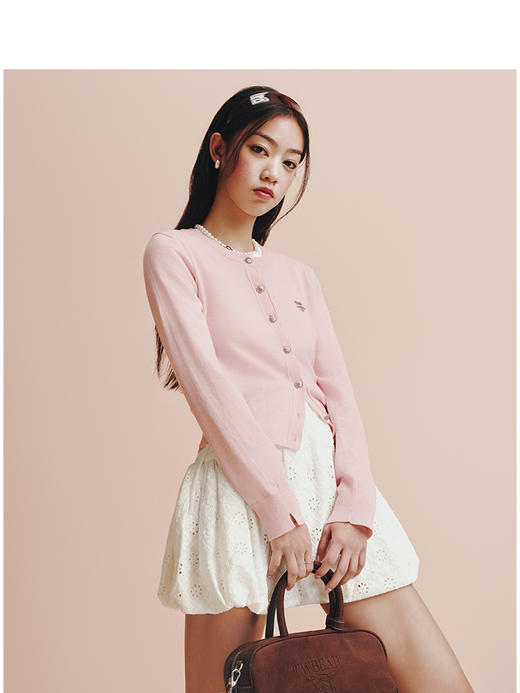 Teenie Weenie小熊简约半身裙女夏季女短裙TTWH252404T 商品图1