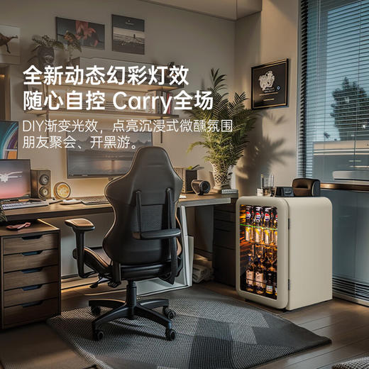 HCK哈士奇冰沙冰吧电竞房小型冰箱_119L GC-130-WSZ 商品图4