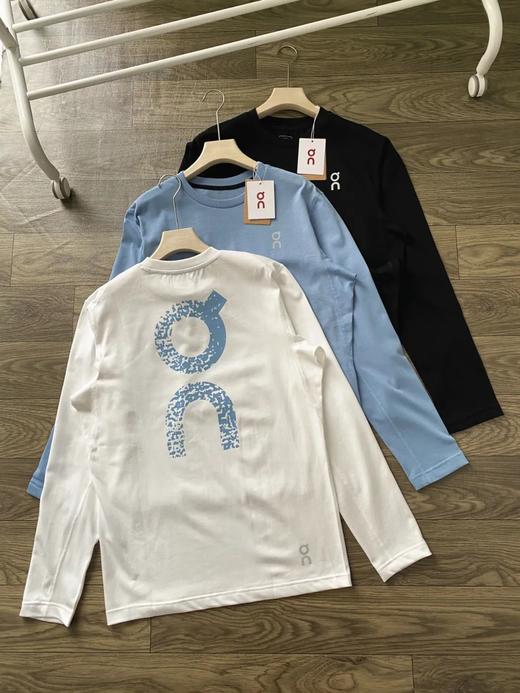 昂跑2025春夏新款男款长袖印花T恤 商品图3