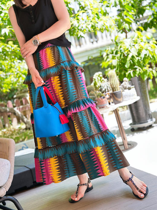 westory夏季新款法式优雅平底低跟凉鞋露脚趾外穿凉鞋W24BG62111 商品图4