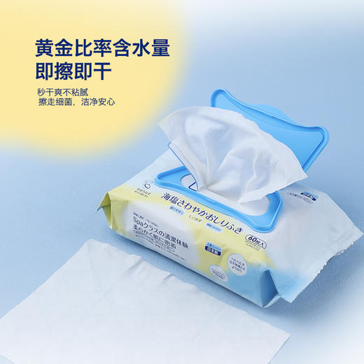 【清仓】9楼母婴生活馆 日本Ladymay卫生湿厕纸家庭实惠装抑菌厕纸湿巾男女性私处擦屁股60抽 活动价： 45.8元/3包 商品图4