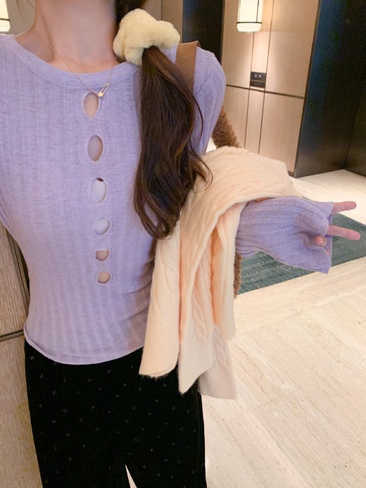 【129元任选2件】现货！正反穿针织衫 商品图12