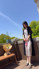 westory春季新款满钻方扣中跟单鞋法式气质凉拖鞋真皮W24BJ61841 商品缩略图5