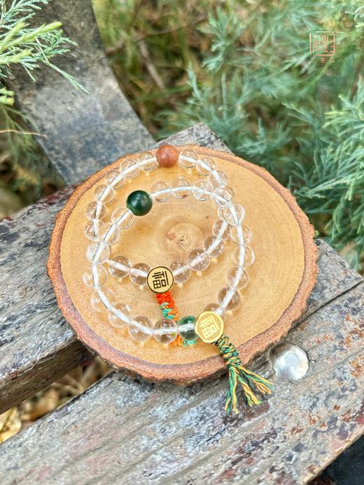 吾行·白阿塞水晶合香珠福气手链 商品图8