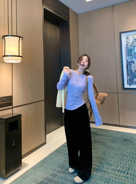 【129元任选2件】现货！正反穿针织衫 商品图7