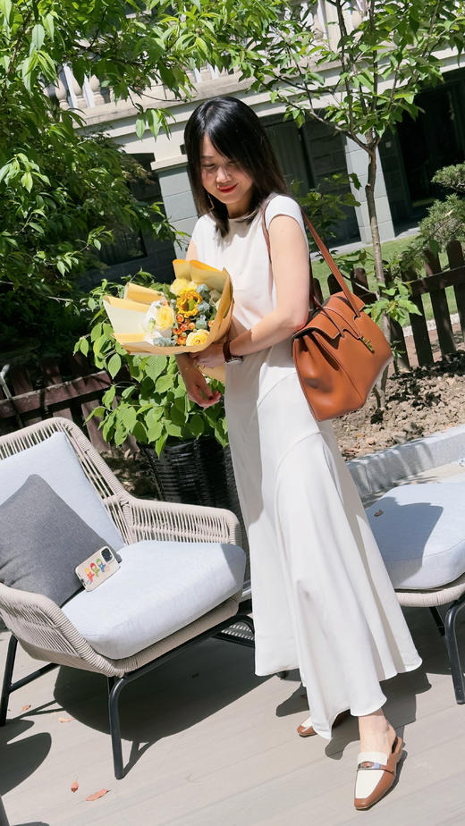 westory2024春季新款法式全优雅舒适半拖鞋后空鞋穆勒拖鞋S24AH57601 商品图4