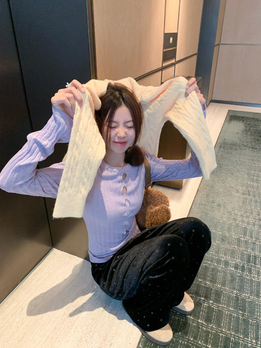 【129元任选2件】现货！正反穿针织衫 商品图8