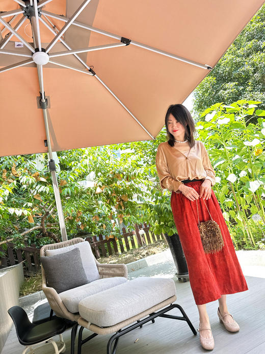 westory春秋新款法式优雅中跟玛丽珍单鞋W24CE74301 商品图4