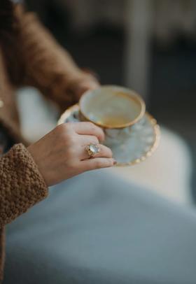 夜曲 |  茅台级玻璃种白蛋戒指