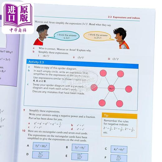 【中商原版】NEW Cambridge Lower Secondary Mathematics Learner's Book 9剑桥初中数学学生书九年级初三 商品图3