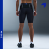 NEDAO内道新款越野马拉松跑步运动男款条纹收纳五分弹力紧身短裤 商品缩略图4