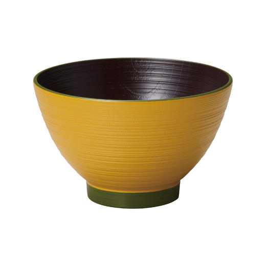 日本进口石田JAPAMO汤碗 茶黄色 商品图0