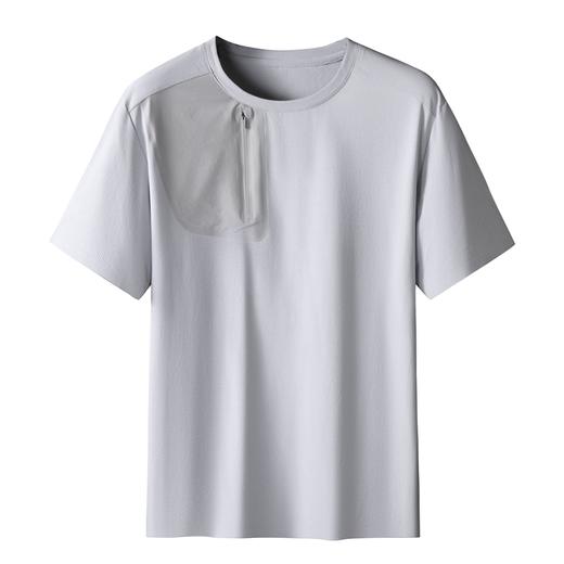 【DTH】大依优型大码圆领短袖T恤加肥加大肥佬休闲宽松运动胖子上衣男士 商品图2