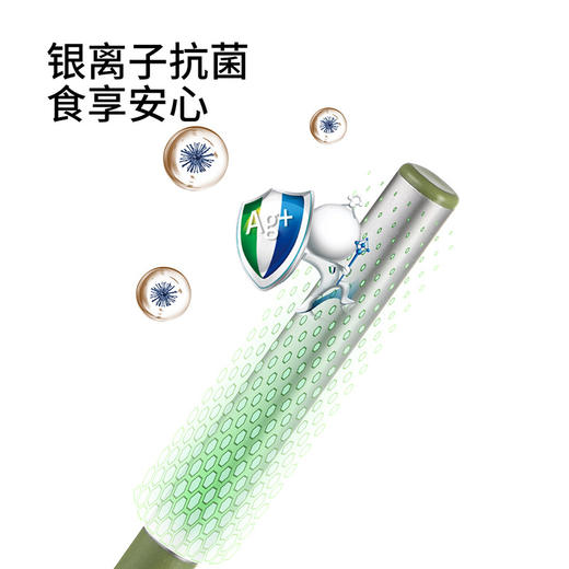 【莫奈抗菌筷】FaSoLa家用筷子耐高温防滑彩色人一筷家庭分餐高档餐具 商品图3