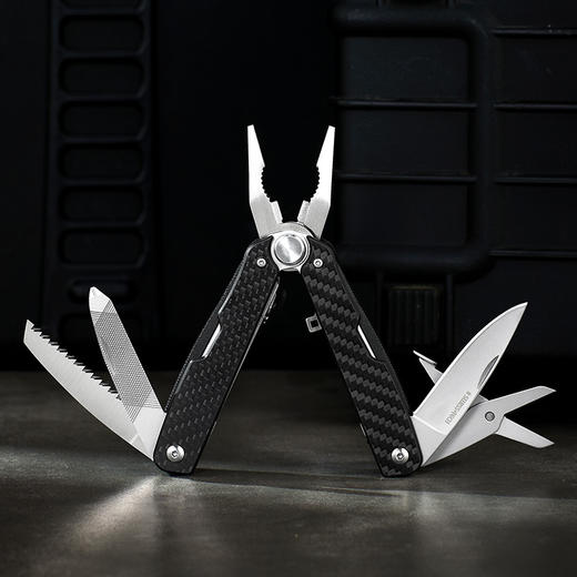 瑞士科技 SWISS+TECH 玄龟9合1伸缩碳纤维手柄工具钳-分销 商品图4