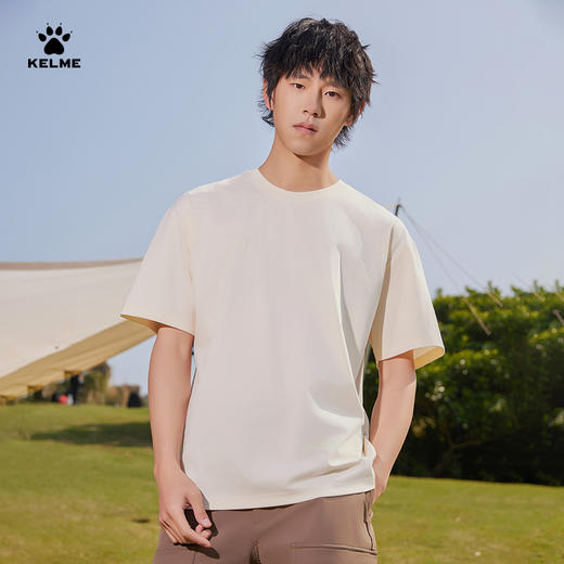 卡尔美2025新款男女同款中性短袖T恤 商品图5