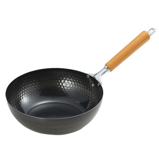 日本进口TAMAHASHI轻量化槌目纹炒锅30cm 商品图0