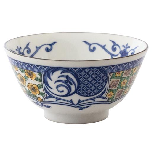 日本进口MARUSAN KONDO蓝染小纹小碗22854蓝色(黄彩) 商品图0