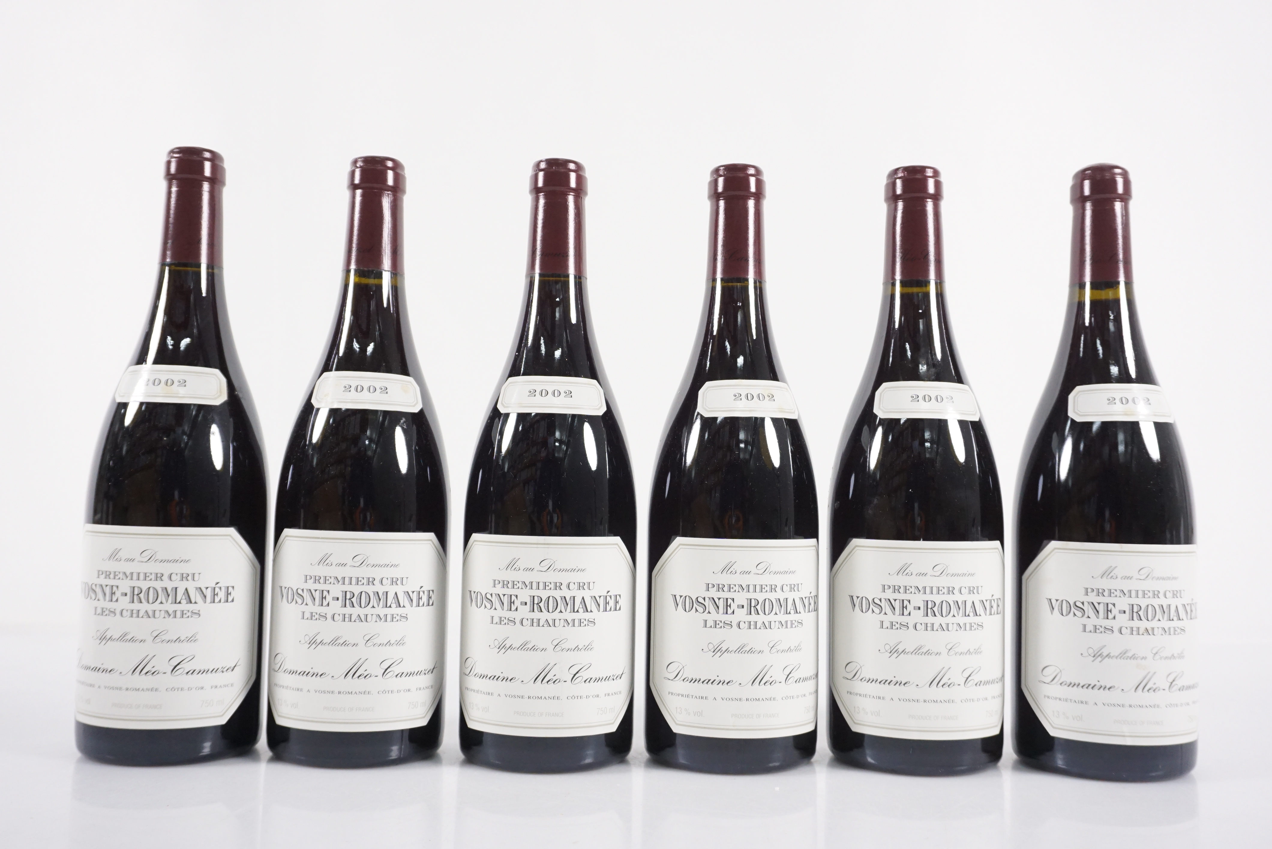 凯慕思酒庄夏姆红葡萄酒 2002, 沃恩-罗曼尼一级园, 法国