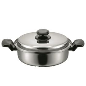 日本进口TAMAHASHI健康厨具双手锅24厘米