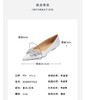 westory2024春季新款低平跟尖头蝴蝶结通勤小皮鞋S24AE57421 商品缩略图4