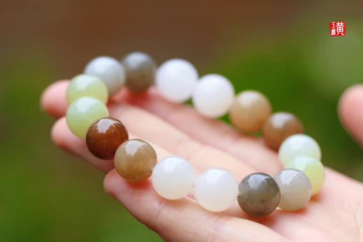 和田玉多宝手串  珠径12mm 商品图6