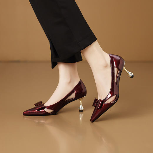【预售5天】新款尖头高跟凉鞋女春夏中空高跟单鞋HY&H3647 商品图4