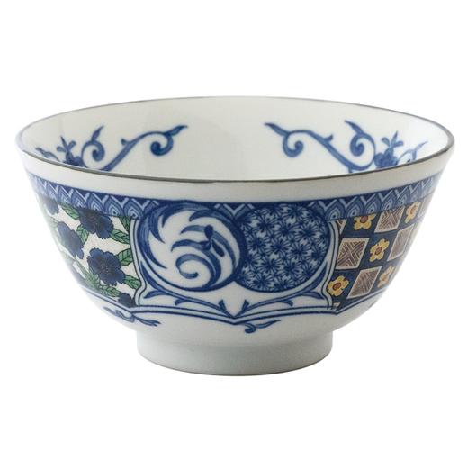 日本进口MARUSAN KONDO蓝染小纹小碗22855蓝色(蓝格子) 商品图0