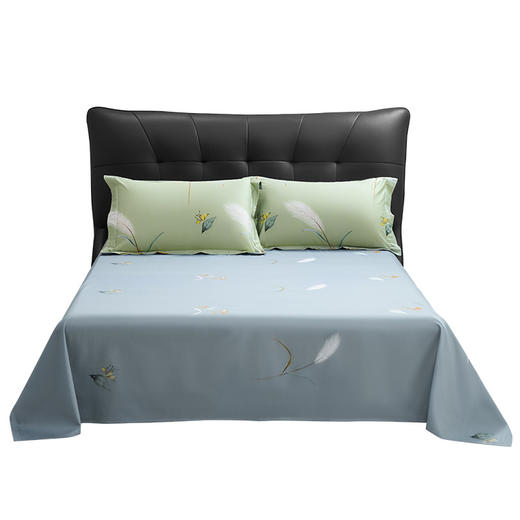 水星家纺倩影摇曳40s全棉抗菌床单四件套【分仓直发，72小时发货，周末节假日不发货】 商品图5