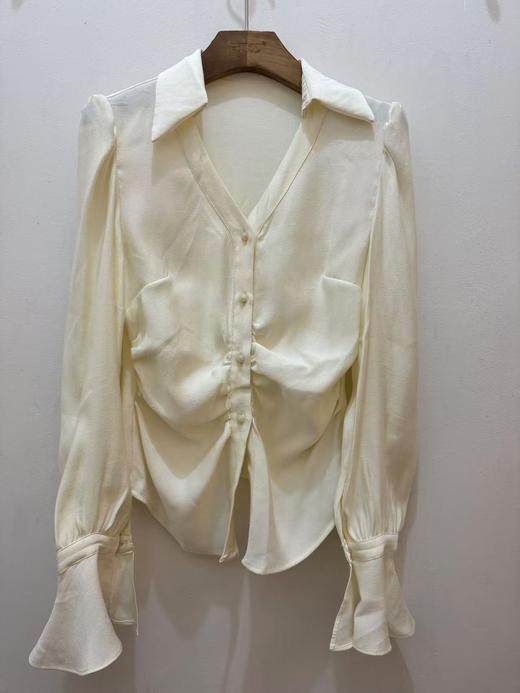 【门店同款】ENJOY春季飘带花朵收腰上衣 155617380 商品图0