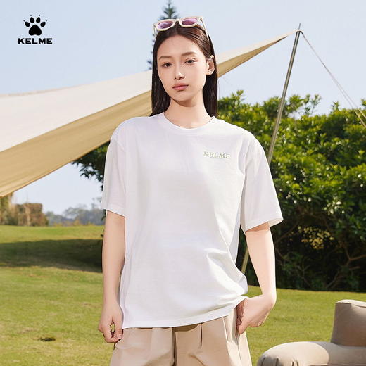 卡尔美2025新款男女同款中性短袖T恤 商品图6